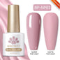 Silver glitter gel nail polish from Blushimmer featuring reflective, sparkling ultra-shine finish for UV nail art and gel manicure.
