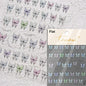 Shiny Jelly Butterfly 5D nail art sticker with rhinestones and insect design, ideal for DIY manicure decorations.