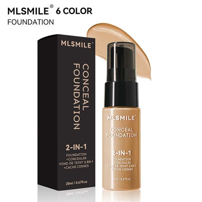 Blushimmer oil-control matte face foundation cream and liquid concealer for full coverage, waterproof, and long-lasting professional makeup.
