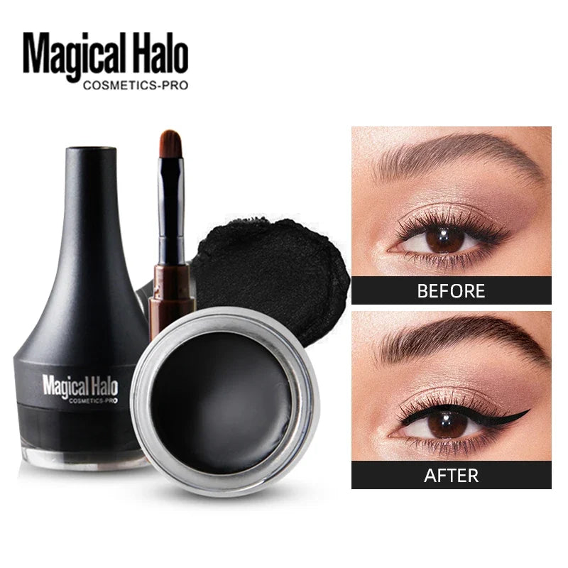 Blushimmer waterproof eyebrow pomade and gel eyeliner cream in 4.5g container, long-lasting, smooth texture, suitable for defined brows and eyes.