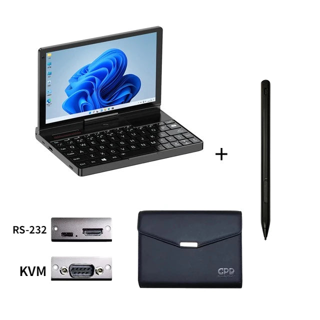 GPD Pocket 3 Mini Laptop 8Inch Intel Gold 7505  Notebook 16GB 512GB SSD Modular Full-featured Handheld Windows11 Computer