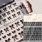 French leopard print bowknot lace ribbon with rhinestones and pearls for manicure nail art decoration by Blushimmer
