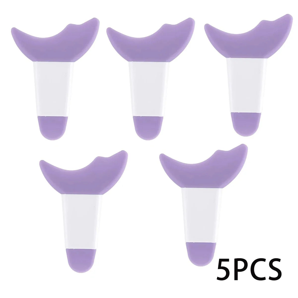 Blushimmer multifunctional silicone eyeliner stencil set with winged tip guides and mascara shield for precise makeup application
