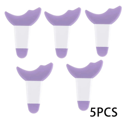 Blushimmer multifunctional silicone eyeliner stencil set with winged tip guides and mascara shield for precise makeup application