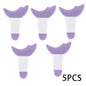 Blushimmer multifunctional silicone eyeliner stencil set with winged tip guides and mascara shield for precise makeup application