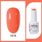 Clou Beaute 15ml semi-permanent gel nail polish base and top coat in vibrant red, black, white, green, and neon colors with velvet finish