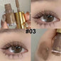 Blushimmer liquid eyeshadow stick with matte and glitter shades, creamy blendable formula for natural eye makeup look