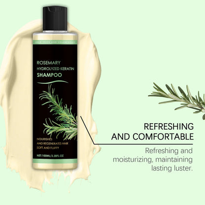 Rosemary Natural Shampoo Hair Thickness Loss Deep Nourishing Scalp Care Strengthen Repair Damaged Oil Control For Men Women