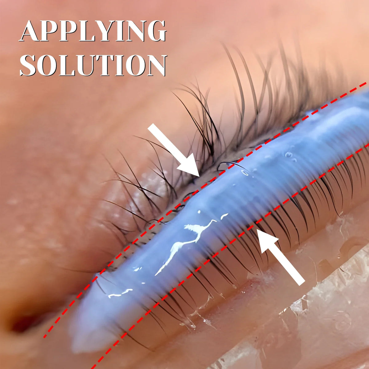 Blushimmer PERMANIA brow lamination lift lotion bottle with applicator tip and label, used for eyebrow and eyelash lifting treatments.