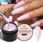 Milky White Nail Extension Gel Clear Nude Building UV Gel For Nails Finger Extensions Form Tips French Nails Manicure Nail Art