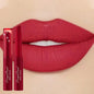 Blushimmer nude matte waterproof lipstick in sexy red velvet shade, long-lasting lip color for women, makeup cosmetic product