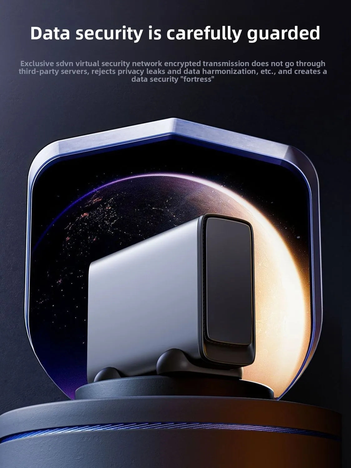 WIFI wireless NAS private cloud storage, office home multi-function hard disk box