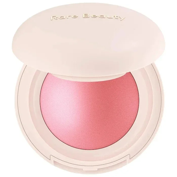 Rare Beauty 3D Face Contour Liquid Bronzer in Shade, highlighting a smooth, natural finish with a mirror for easy application.