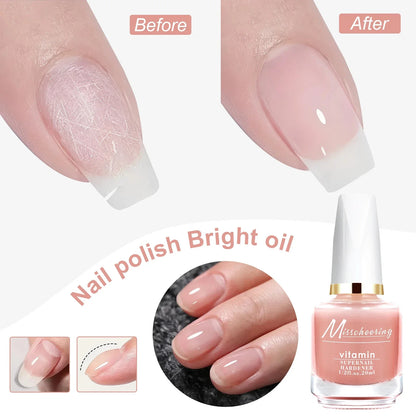 20ml Strong Nail Strengthener Calcium Protein Formula Strong Nails Hardener Protect Soft Thin Nails High Quality Repair Suppli