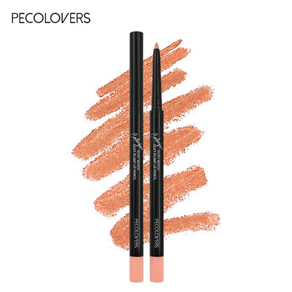 Blushimmer nude matte lip liner pencil with waterproof, long-lasting, non-stick lipstick tint for precise lip definition.