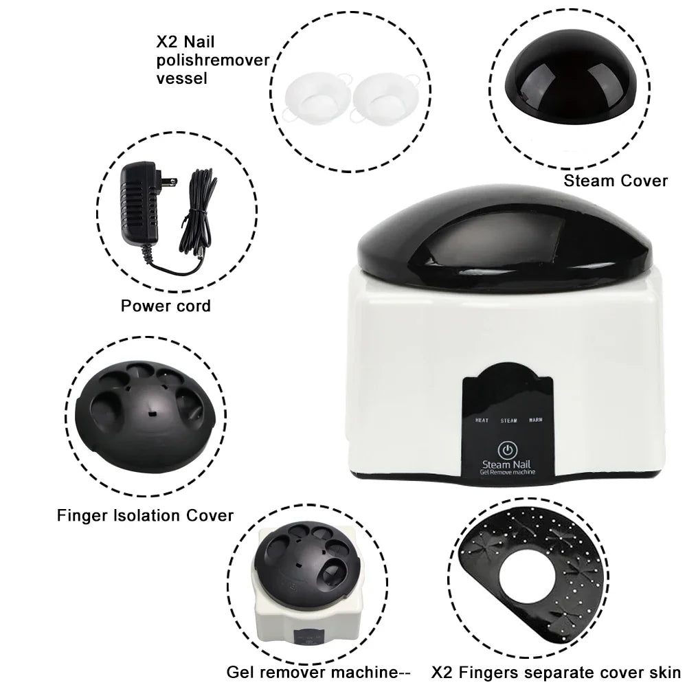 Blushimmer 36W electric gel nail polish remover device with sleek design, ideal for fast salon and home gel or acrylic nail removal.