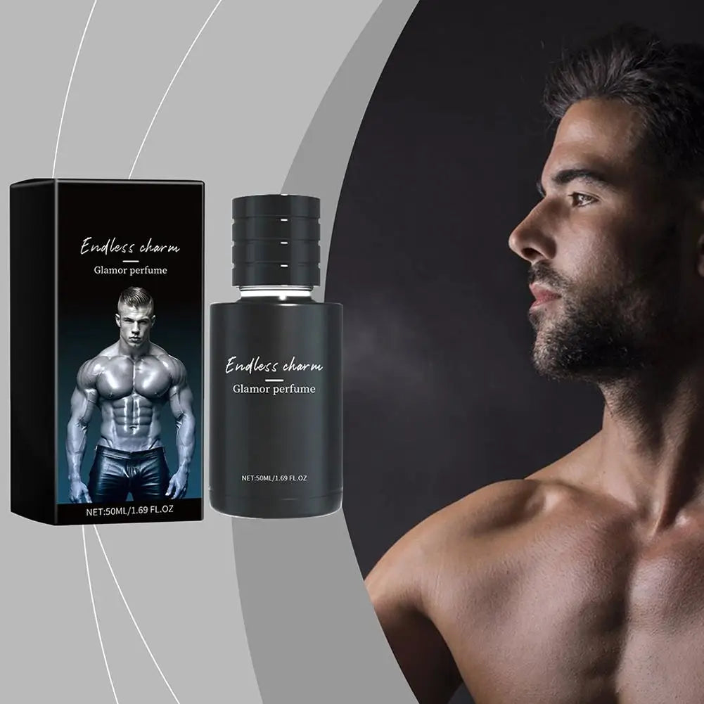 Blushimmer men's body fragrance spray, long-lasting dating perfume with a charming scent and attractive appeal.