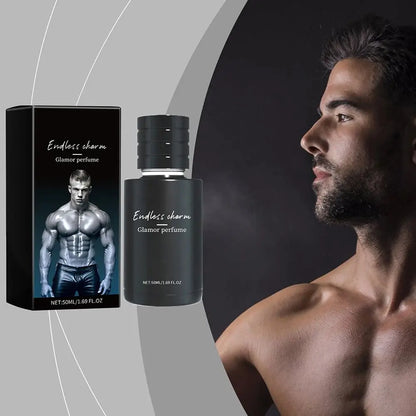 Blushimmer men's body fragrance spray, long-lasting dating perfume with a charming scent and attractive appeal.