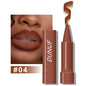 Blushimmer nude brown lip liner pencil with matte finish and waterproof, non-stick formula for defined, long-lasting lips.