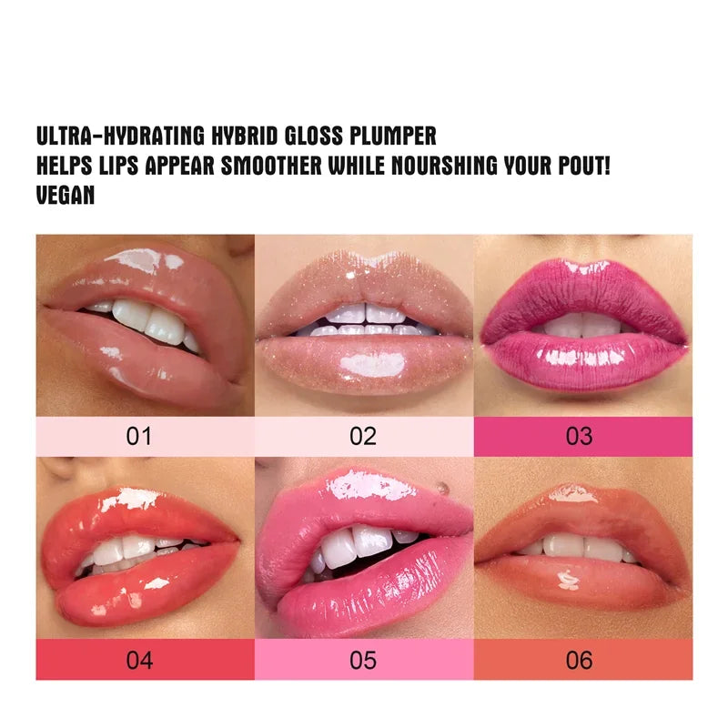 Blushimmer Handaiyan hydrating lip glow oil with tinted, transparent, plumping formula for moisturizing dry lips.
