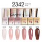 Blushimmer 6-piece 9ml CANNI HEMA-free nail gel polish set with vibrant semi-permanent colors for UV and LED gel nails.