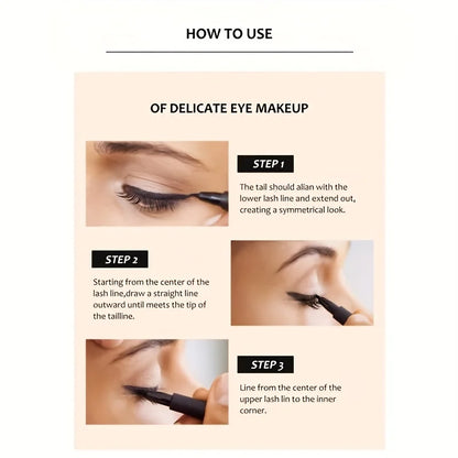 Blushimmer waterproof liquid eyeliner pen with quick-dry, long-lasting matte finish, anti-smudge eye makeup tool.
