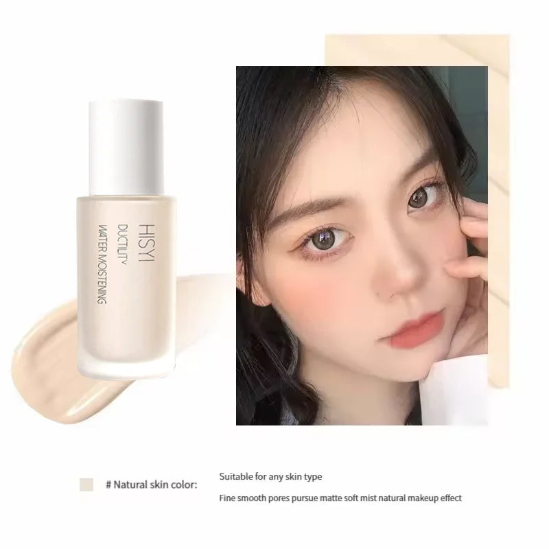 Blushimmer three-color facial primer with moisturizing, brightening, and skin tone correcting properties in a compact palette.