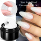 BORN PRETTY 15ml Clear Non Stick Hand Extension Gel 3D Shaping Sculpting Carving Nail Art Solid Hard Gel for Fake Nail