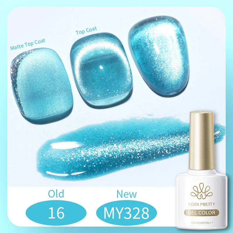 Blushimmer Born Pretty 117 Colors Cat Magnetic Gel Nail Polish 10ml with vibrant semi-permanent coverage for stunning nails