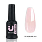 Blushimmer UNO JYJ Nude rubber base gel polish for semi-permanent nails, natural color UV gel base coat, 7 color options included