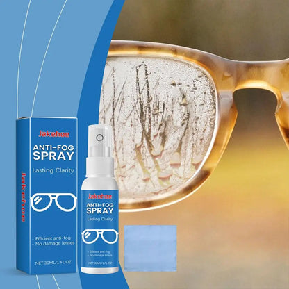 30ML Anti-Fog Spray Eyeglass Cleaner Spray Mild Formula 30ml Lens Cleaner And Defogger For Swim Goggles Snorkel