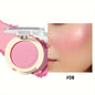 Pearlescent blush powder by Blushimmer featuring long-lasting, waterproof facial blush for a radiant, brightened skin glow.
