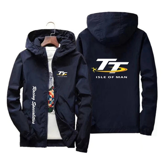Men's Spring and Autumn Windproof Zipper Hooded Irish TT Outdoor Sports Quick drying Skincare Tower Fishing Jacket 2024 Edition