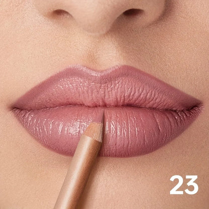 Blushimmer matte nude lip liner pencil with long-lasting, waterproof, smudge-proof formula, featuring a smooth, precise application.