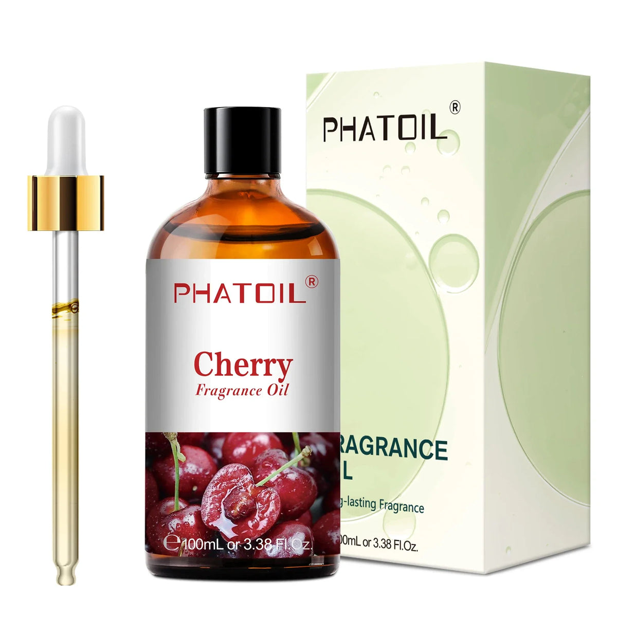 Blushimmer PHATOIL 100ml aromatherapy fragrance oil set with coconut, vanilla, strawberry, cherry, and lemon for diffuser and candle making