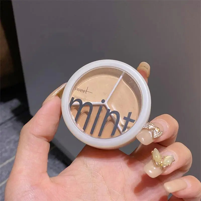 Blushimmer Sweet Mint 3-Color Waterproof Concealer Palette with creamy, blendable shades for flawless skin coverage