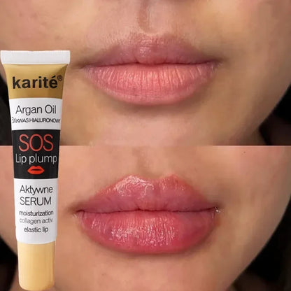 Blushimmer moisturizing lip gloss with plumping formula, mineral oil for full, shiny, and nutritious lips.