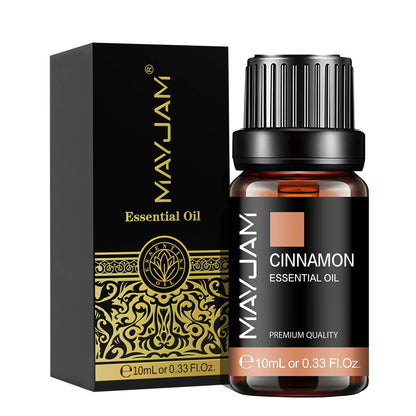 Blushimmer Lavender Jasmine Eucalyptus Vanilla Sandalwood fragrance oil in a 10ml bottle with floral and herbal elements.