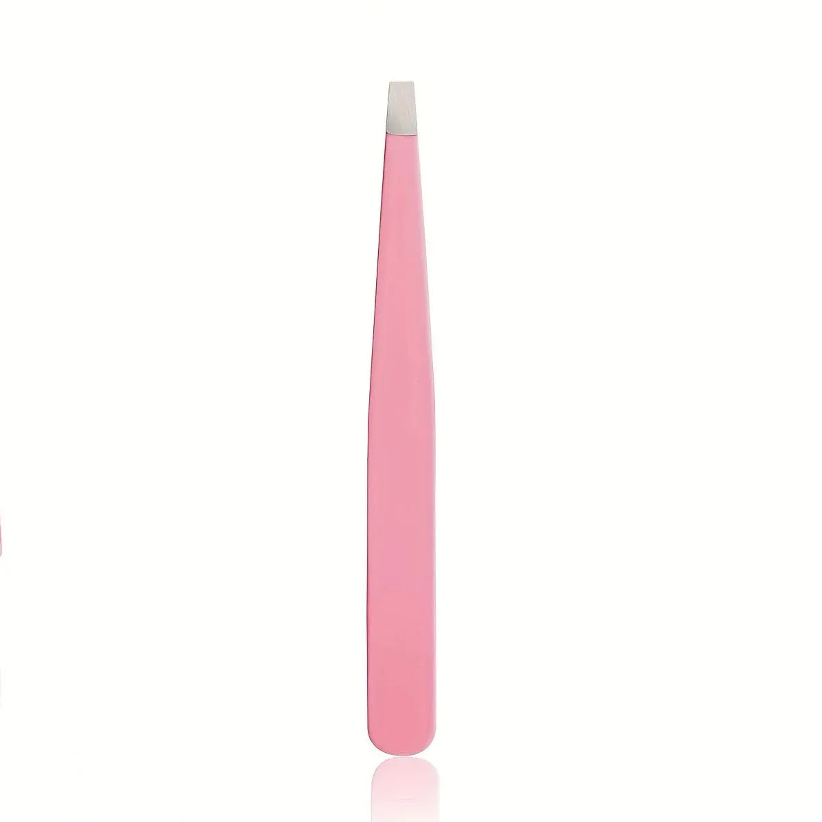 Blushimmer stainless steel eyebrow tweezers set with textured handles, includes 1, 2, or 4 pieces for precise eyebrow shaping.