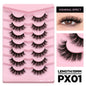 Blushimmer fluffy 3D mink cat eyelashes for a natural look, lightweight, reusable false lashes suitable for daily, party, or wedding makeup.