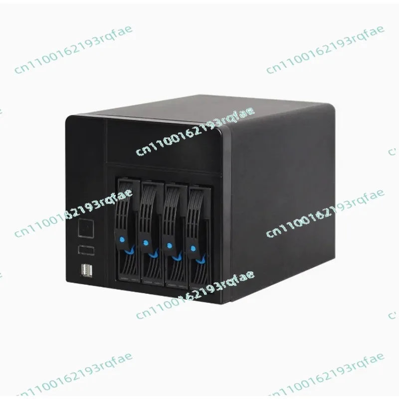 NAS-4 Network Storage Chassis, Cloud Storage Home To Build Online Office（No motherboard, no power supply）