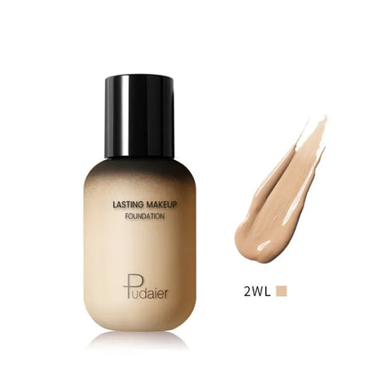Face Foundation Makeup Base Cream Mineral Full Coverage Concealer No Cracking No Drying Waterproof Face Corrector