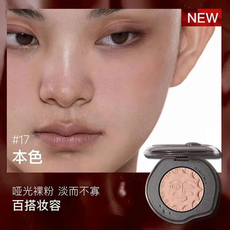 Girlcult Blushimmer emotional blush highlighter with matte shimmer, pressed powder face makeup in cute pink shade