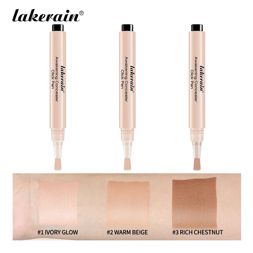Blushimmer Liquid Press Concealer Click Pen in brightening face makeup, 3.5g with applicator for flawless skin coverage