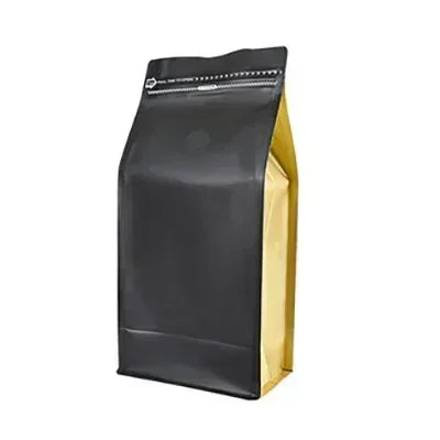 50pcs Smell Proof  Aluminium Foil Coffee Bean Powder ZipLock Packaging With Valve 125g 250g 500g 1kg Chocolate Tea Nut Bags