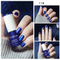 Blushimmer 8ml matte waterproof nail polish with glitter sequins, quick-dry, no-bake formula, suitable for nail art and UV varnish.
