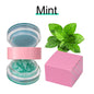 Vegan Fruit Lip Scrub and Lipstick by Blushimmer, 2-in-1 moisturizing sugar lip balm with custom logo, shown in a sleek tube