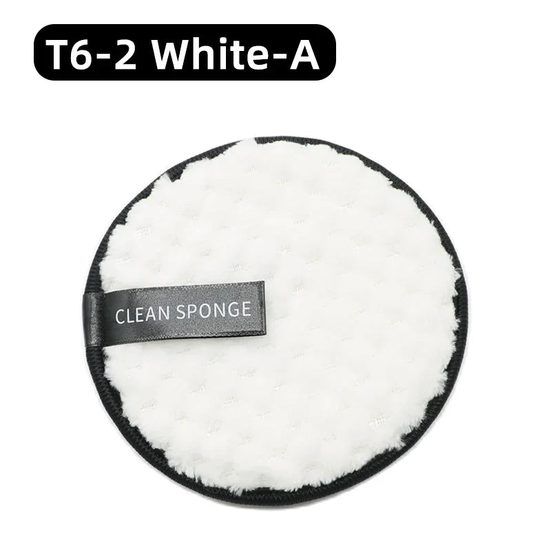 OGEYERO Reusable Makeup Remover Pads Cotton Wipes Microfiber Make Up Removal Sponge Cotton Cleaning Pads Tool