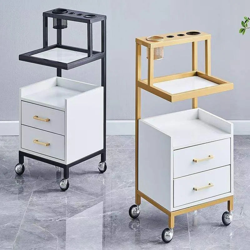 High Quality Modern Hair Salon Storage Cabinet Popular Stainless Steel Tool Cart for Barber Shop Home Use Stylish Living Room