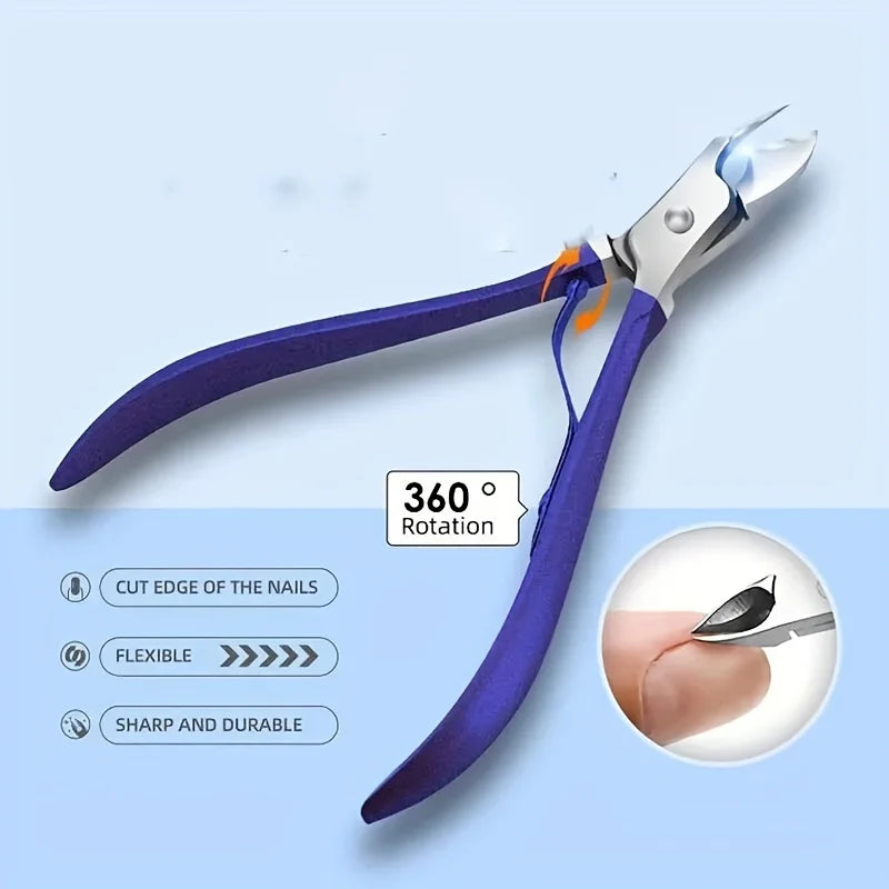 Set of 30 high-quality steel manicure and pedicure nail clippers from Blushimmer, including various cutters and nail scissors.